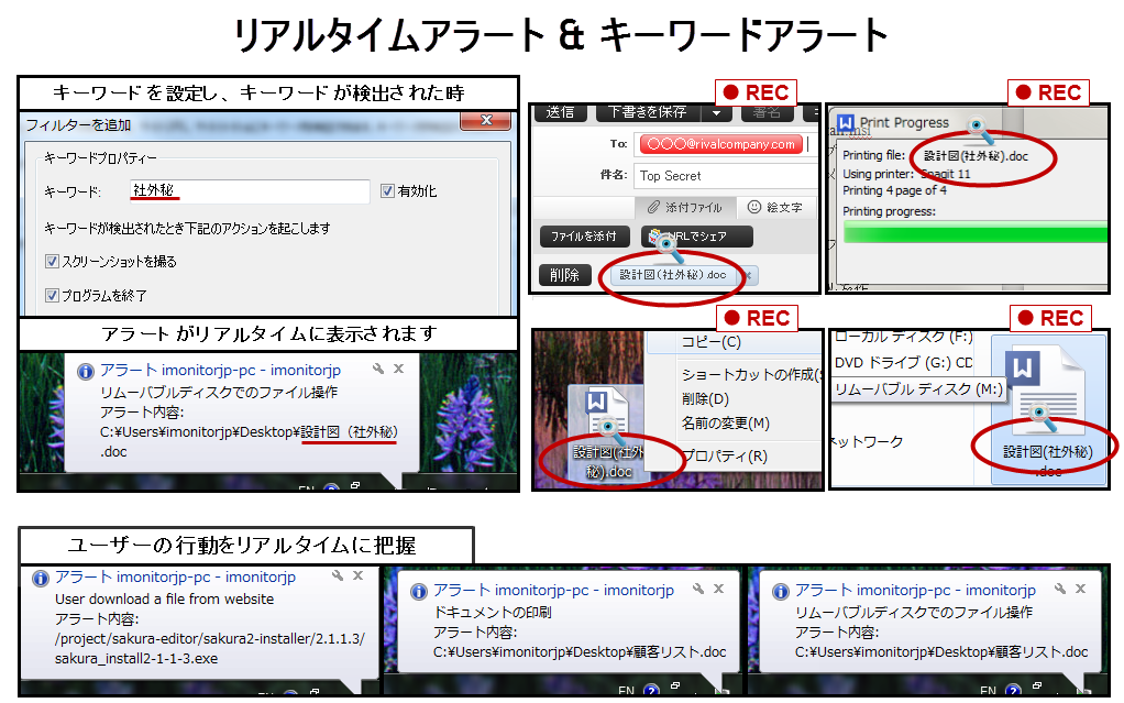 会社パソコン監視 会社 Pc 監視 社内pcモニタリングソフト Imonitor 従業員pc監視ソフト